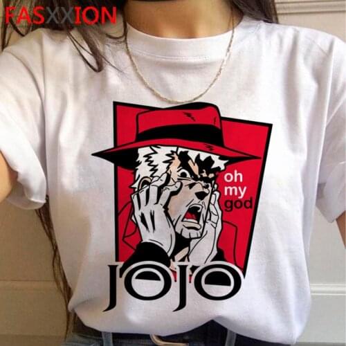 Jojo Bizarre Adventure clothes summer top men harajuku kawaii vintage graphic tees streetwear t shirt harajuku kawaii tumblr