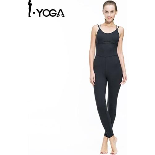 Fitness Women Yoga Jumpsuit Gym Running Sports Suit Lady Tight Clothing Breathable Quick Dry Sportswear Sets Patchwork Tracksuit