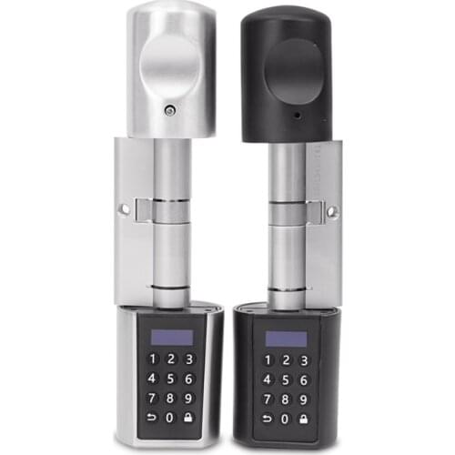 L6PCB Bluetooth digital Safe Locks Door Smart Keypad Wireless Bluetooth Password Electronic Lock Cylinder with door knob handle