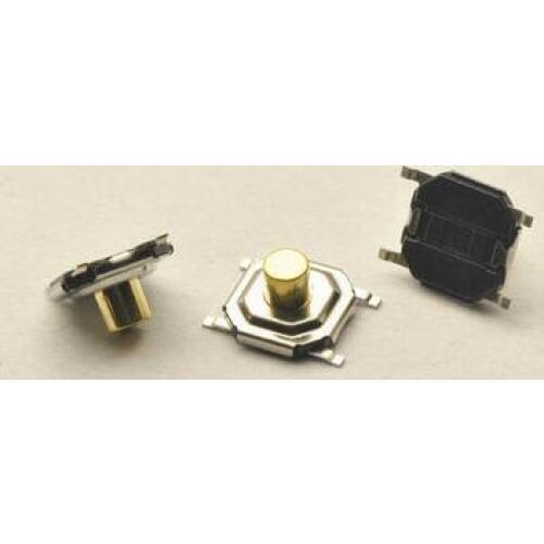 50PCS 5.2*5.2*3.0mm 4 PIN SMT SMD Metal Tactile Push Button Switch Tact Switch Great Quality