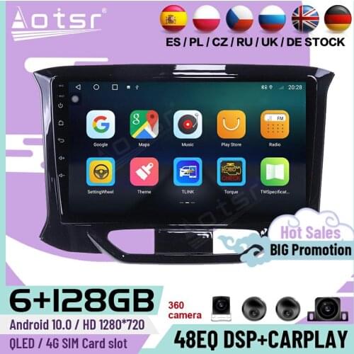 6+128G Carplay Multimedia Stereo Android 10 Player For Lada Xray GPS Navigation BT Auto Car Radio Video Audio Receiver Head Unit