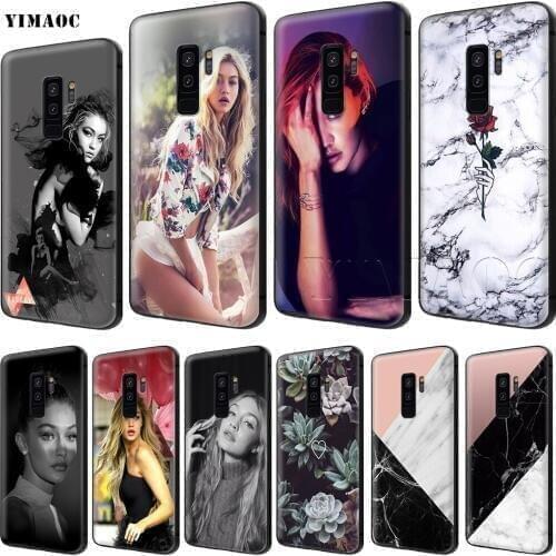 YIMAOC Gigi Hadid Soft Silicone Case for Samsung Galaxy S6 S7 Edge S8 S9 Plus A3 A5 A6 Note 8 9
