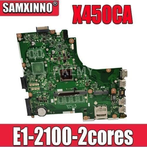 NEW!!! motherboard For ASUS X450CC X450CA A450C X450C X452C x450VC K450C Laptop motherboard W/ E1-2100-2cores