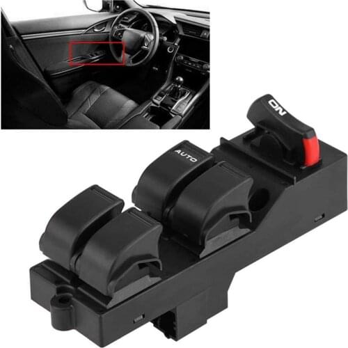 NEW Master Power Window Switch 83593-S04-9500 For Honda Civic CX EX HX LX Si 4 Door 1996-2000