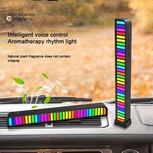 New RGB Voice-Activated Pickup Rhythm Ambient Light Creative Colorful LED Light App Control Car Desktop For Vehicles Recreation