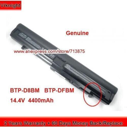 Genuine BTP-D8BM Battery BTP-DFBM for Medion Akoya MD97404 MD98560 E6213 E6214 E6226 P6630 Laptop 14.4V 4400mAh