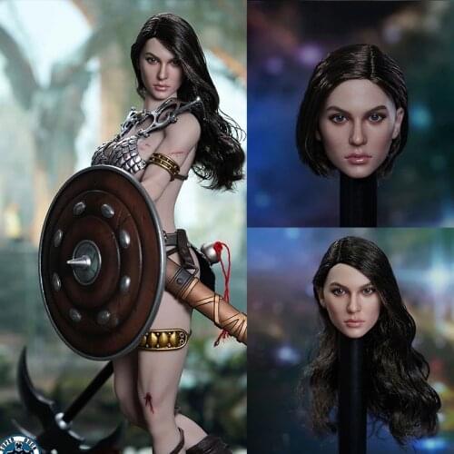 Pre-sale 1/6 SUPER DUCK SDH025 Russian Beauty Jill Female Soldier Head Sculpture Fit 12'' Action Figure Body