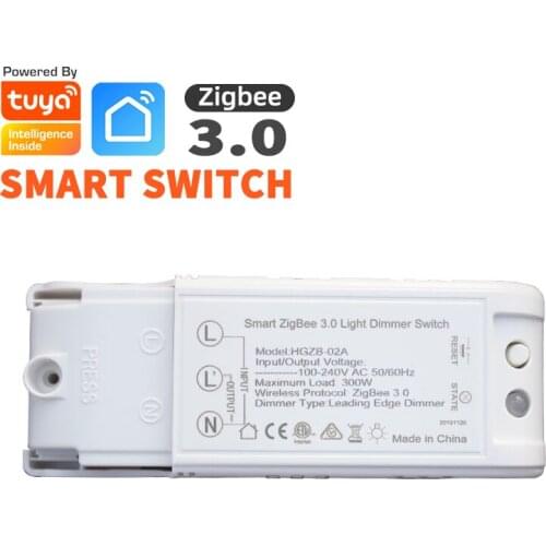 Zigbee 3.0 Tuya Dimmer Module Light Switch Relay Breaker Switch Remote Control Work With Alexa Google Life Smartthings Home