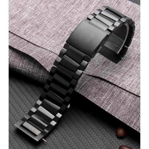 BRETA Stainless Steel Watchband 23mm watch strap for Luminox for 6422/6421 F-117 Nighthawk men Wrist Bracelet tool