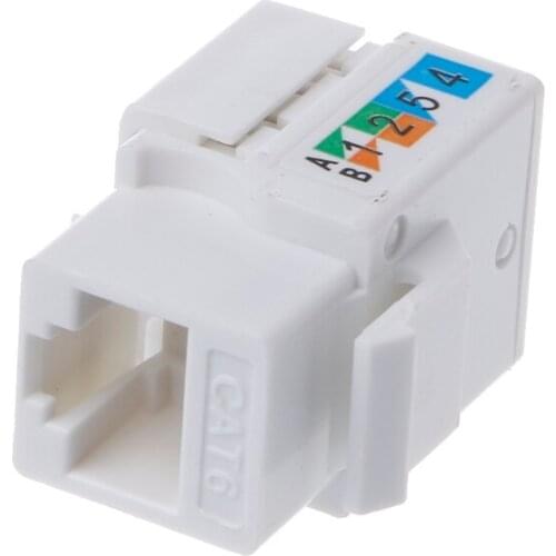 27RA CAT6 Network Module Information Socket RJ45 Connector Adapter Keystone Jack