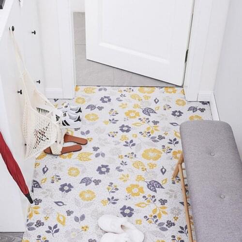 Nordic Flower Decor Door Mat Carpet Living Room Bath Mat Kitchen Mat Home Anti-slip Mats Carpet Custom Pattern Door Mat Carpet