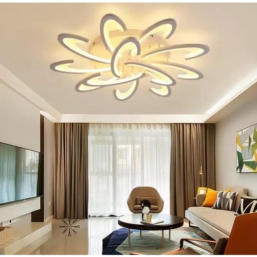 Nordic Modern Ceiling Light Aisle Light Restaurant Intelligent Remote Control LED Ceiling Light Variable Color Chandelier