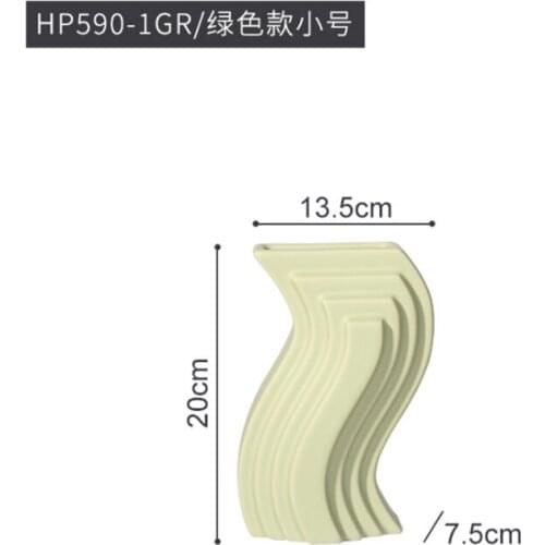 Modern White Ceramic Vases Chinese Style Simple Designed Pottery And Porcelain Vases For Artificial Flowers Decorative Figurines