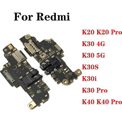 USB Charging Port Dock Connector Flex Cable For Xiaomi Mi 9T For Redmi K20 K20 Pro