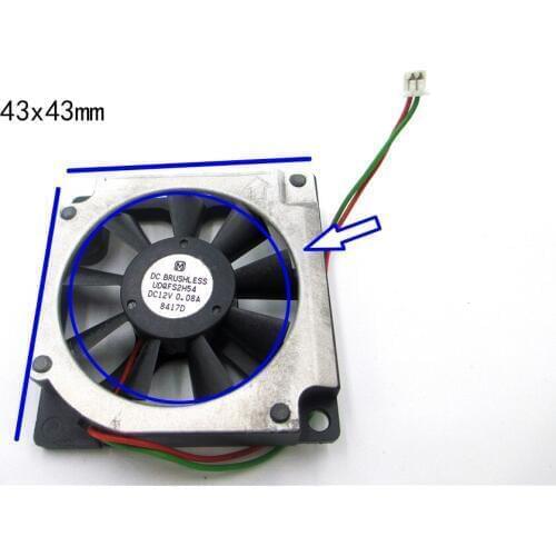 5PCS Original USED fan for Panasonic UDQFS2H54 12V 0.08A 43X43X10MM 4.5CM 45mm 45x45x10mm 4510 turbo fan blower best DIY option