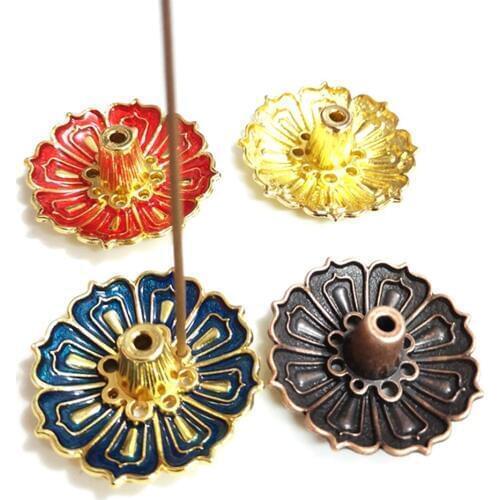 Vintage Incense Burners Censer High Incense Plug Copper Incense Holder Incense Sticks Coil Stick Office Teahouse Home Decor 2019