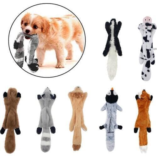 Cute Critter Dogs Toy Play Funny Pet Squeak Squeaky Toys Interactive Gift