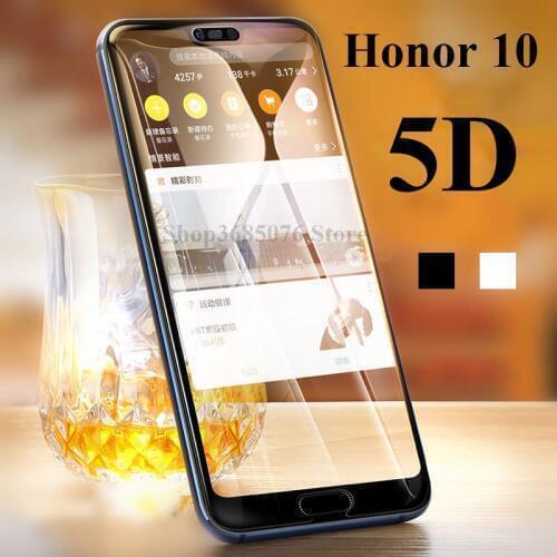 2pcs 5D protective glass honor 10 play for huawei Y7 prime 2018 y9 9i y6 pro tempered glas huawey y 6 7 9 full screen protector