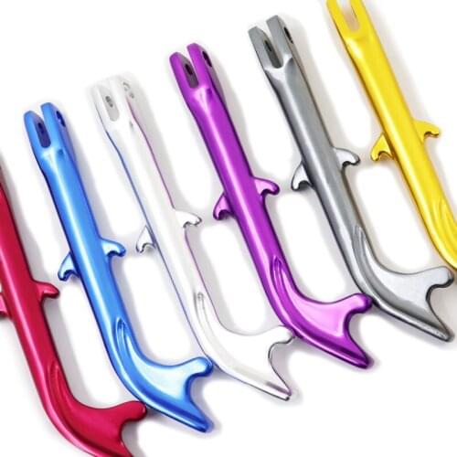 Motorcycle Parts Off-road Motorcycle Universal 23cm Motorbike Scooter Side Stands Motorcycle Aluminum Side Parking Support Frame