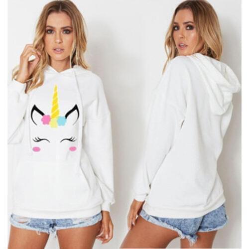 Women Hooded Hoodies Long Sleeve Couple Hoodies Winter Warm Casual Tops Loose Clothes Women SweatshirtsClothing