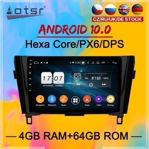 2 Din IPS Android 10 DSP Car Multimedia Player For Nissan x-trail XTrail T32 Qashqai J11 2013+ Navi Audio Radio Stereo head unit