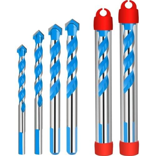 2021 Hot Sale Multi-function Drill Set Hole Opener Glass Concrete Cement Wall Electric Drill Drilling Triangle Drill Bit