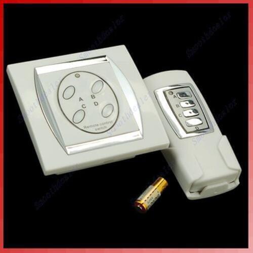 4-Channel ON/OFF Control Switch Power Digital Wireless Remote Control Light Lamp