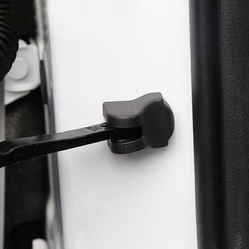 4pcs/lot Car styling Door Check Arm Protection Cover For Hyundai SOLARIS Sonata 8 Verna Elantra