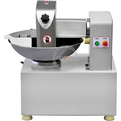 80kg/h Commercial Continuous Small 5L Capacity Meat Chopper Grinder Dicer Fruit And Vegetable Slicer Cutting Machine