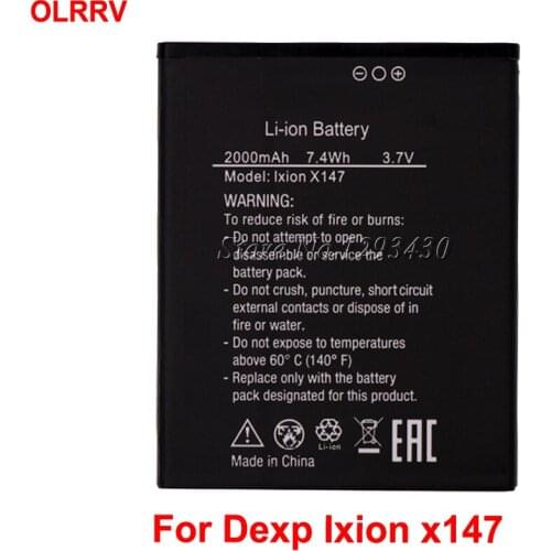 For DEXP Ixion X 4.7 Ixion x147 Battery (UMI X1 Pro / LTJ A25) Bateria Accumulator 2000mAh