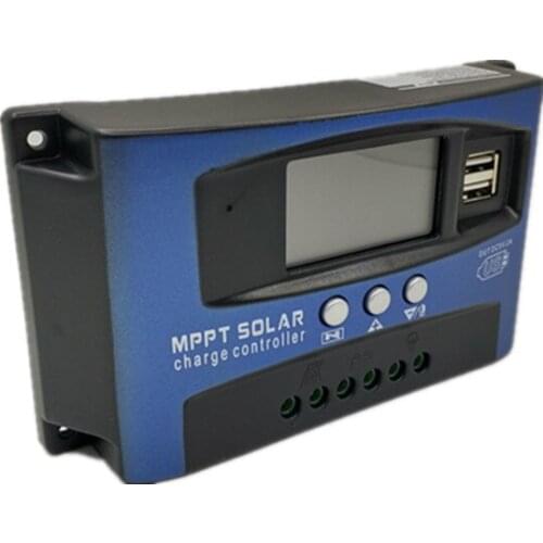 DC Solar Controller 30A 12V24V Automatic Recognition Battery Voltage Solar Charge and Discharge Controller with USB
