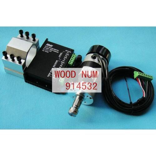 ER11~48V~ 400W Air-cooled brushless DC spindle motor + matching driver + spindle fixture
