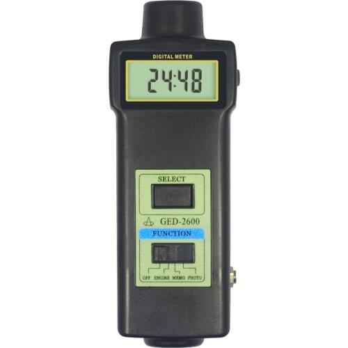 GED-2600 Handheld Engine Tachometer 2 in 1(Engine & Laser tachometer ) 100-20000 r/min 2.5-99999 r/min Digital Speed Tester