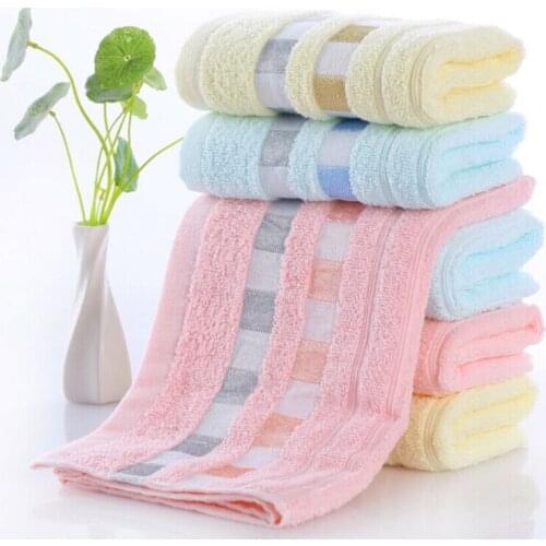 Cotton Bath Towel Baby Kids Washcloth Absorbent Terry Face Hand Beach Towel