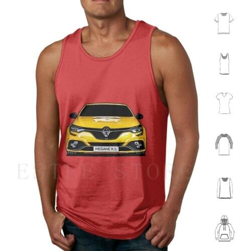 Megane Rs Magane Rs Tank Tops Vest Sleeveless Kangoo Koleos Captur Sandero Master Espace Fluence Kwid Car Logan Clio 2019
