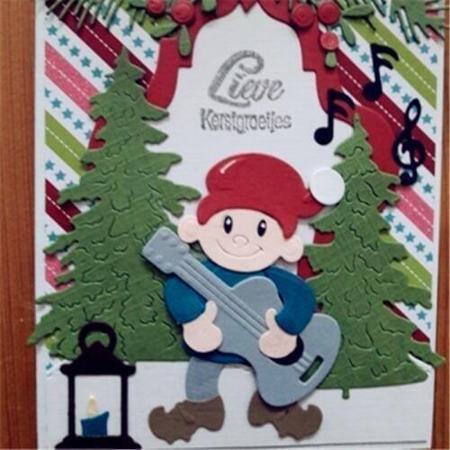 Christmas Character animal band Metal Cutting Dies For DIY Scrapbooking Album Embossing Paper Cards Decorative Crafts