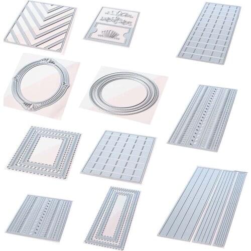 Metal cutting dies Various shapes of frames Scrapbook paper craft knife mould blade punch stencils