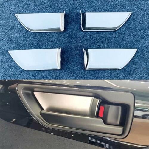 For Toyota Highlander XU70 2020 CInner Door Handle Bowl Catch Cover Trims Frame Decoration Interior Accessories