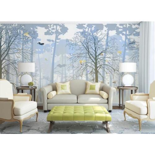 Bacal Custom 3D wallpaper nordic hand painted elk forest TV background wall home decor living room bedroom 3d wallpaper mural