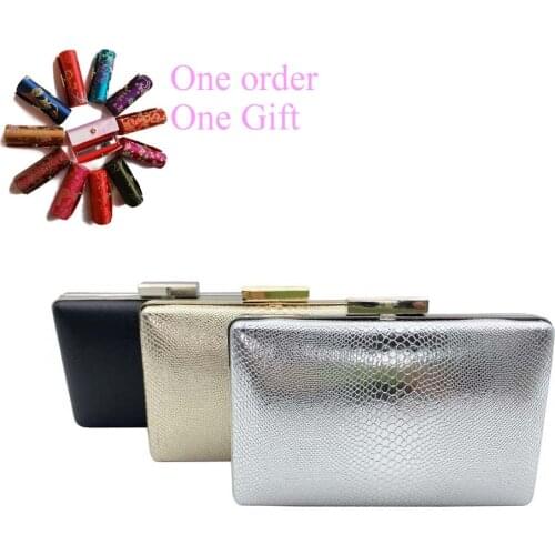 Wholesale Black Silver Gold Clutch Purse For Women Evening Wedding Ladies Party Bag Fashion Handbag