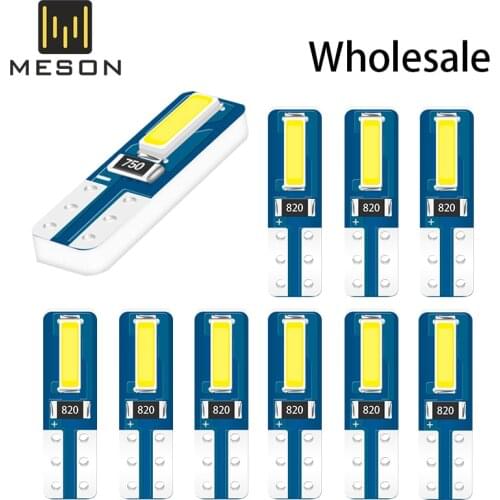 T5 W5W Led 7020 LED 74 car light Interior Lights Bright Dashboard Warming Indicator Wedge Auto Instrument Lamp 12V Wholesale