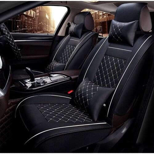Universal PU Leather car seat covers For Peugeot 205 307 206 308 407 207 406 408 301 607 3008 4008 5008 car accessorie styling
