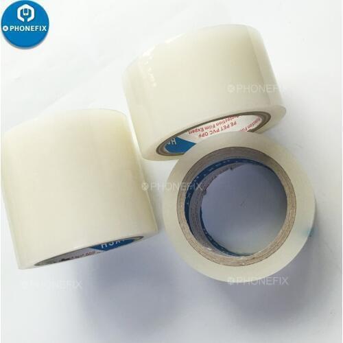 50M 6CM Width Waterproof Tape Adhesive Tape for Phone LCD Screen Glass Cleaning Film Sticker Dust Removal Transparent Nano Tape