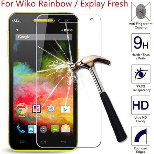 For Wiko Rainbow / Explay Fresh 5.0 inch Tempered Glass Screen Protector 0.26mm 2.5D 9H Phone Protective Gaurd Film Case Guard