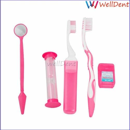 Dental Orthodontic Dental Floss Mouth Mirror Tooth Brush Oral Care Kit Teeth Whitening Oral Clean Interdental Brush