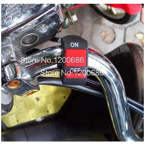 1pcs Black Motorcycle Fog Light Switch 7/8" Handlebar 22MM 12v DC Electrical System Hot Worldwide