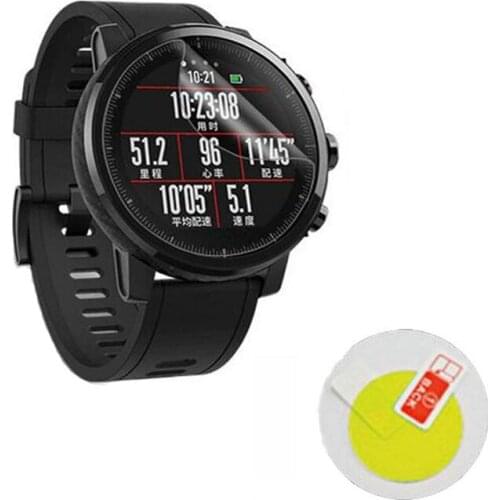 2x Soft TPU Ultra Clear Protective Film For Xiaomi Huami Amazfit Stratos Pace 2/2S Sport Smart Watch Full Screen Protector Cover