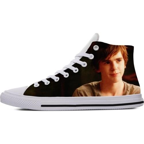 2019 Hot Cool Fashion Pop Summer Funny High Quality Sneakers Handiness Casual Shoes 3D Printed For Men Women Freddie Highmore