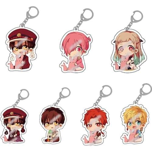 2020 Anime Toilet-bound Acrylic Keychain Toilet Bound Jibaku Shounen Hanako Kun Pendant Keyrings