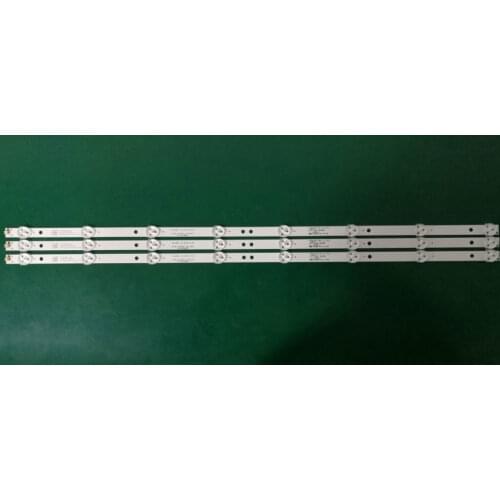 3pcs x 32 inch LED TV Backlight Strips 4708-K320WD-A2213K01 for 32'' TCL LE32D59 & for 32PFL3045 8-LEDs 618mm